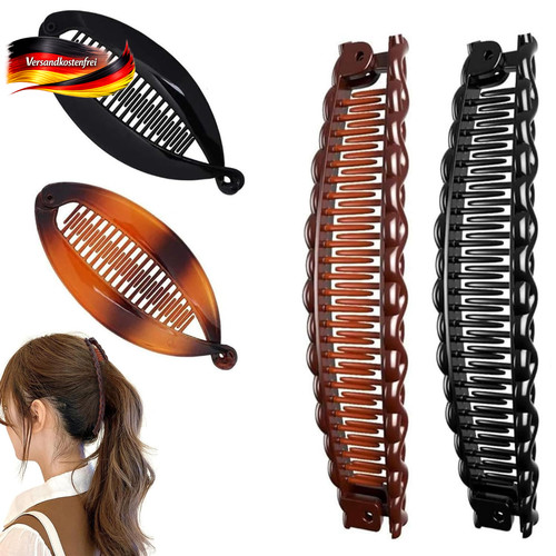 Bananen clips haarspangen - bananen-clips,