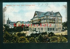 AK Oberhof, Hotel Thüringer Wald, gel. nach "Deutsche Grube" b. Bitterfeld, 1917
