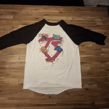 Vtg TWISTED SISTER '85 World Tour Glam Metal Band Shirt Dee Snider X Large
