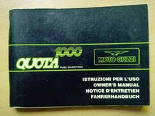 Moto Guzzi Quota 1000 ,Original Fahrerhandbuch, deutsch 1992,  Owners manual