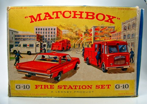Matchbox fire station - "fire,