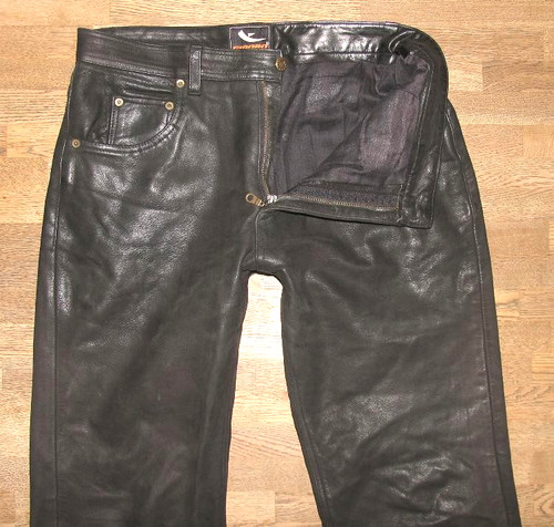 Giboro herren lederjeans - /,