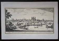 Historische Ansicht Speyer Nachdruck Nachdruck [um ca. 1645] 17,5 x 27 cm