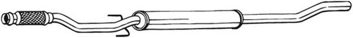 Mittelschalldämpfer bosal - mittelschalldämpfer,