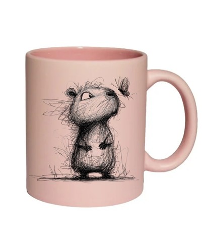 Doodle cute capybara - cute,