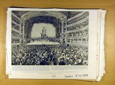 Alter antiker Druck 1898