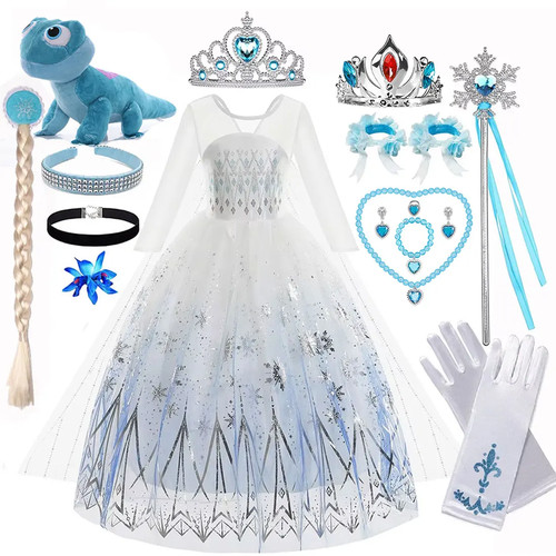 Disney elsa prinzessinnenkleid - disney,