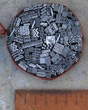 Vignetten Mix Stempel Bleiornamente Ornamente Jugendstil Dekoration Basteln 