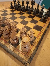 Vintage Holz Schachspiel