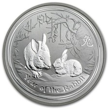 LUNAR HASE 2011 - 999 SILBER -