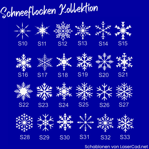 Schablone schneeflocke stern - schablone,