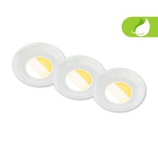 3er Set LED Bad Einbaustrahler