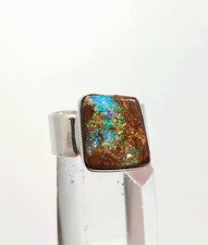 Boulder Opal Ring Unikat -