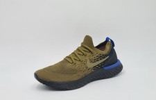 *Guter Zustand* 2018 Nike Epic React Flyknit Olive Gr. UK 8 / EUR 42,5
