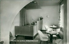 Ansichtskarte Milchbar Cafe Günthner Wildbad innen 50er Jahre Einrichtung