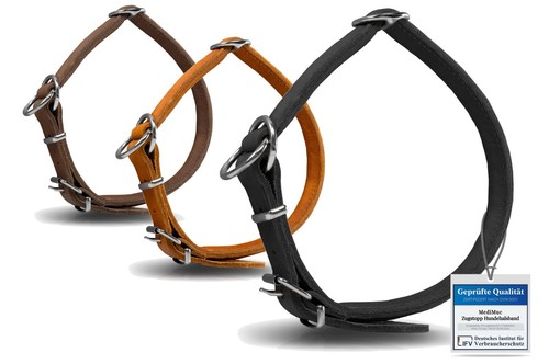 Hundehalsband zugstopper leder - hundehalsband,