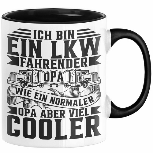 Lkw opa tasse geschenk ich - lkw,