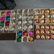 Alte DDR WEIHNACHTSKUGELN