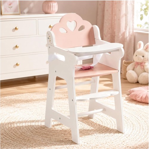 Baby puppen hochstuhl - baby, holz