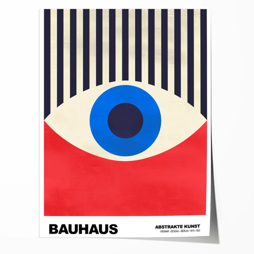 Poster bauhaus abstrakte kunst - abstrakte,