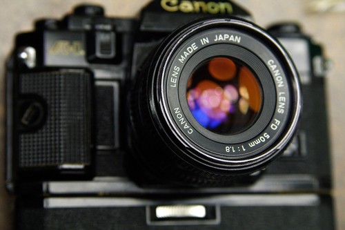 Canon slr 35mm - slr, black