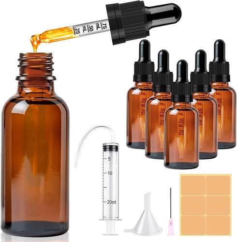 Glasflasche 50ml mit - , pipette