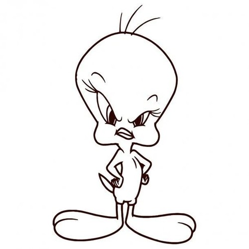 Tweety pie aufkleber - pie, aint
