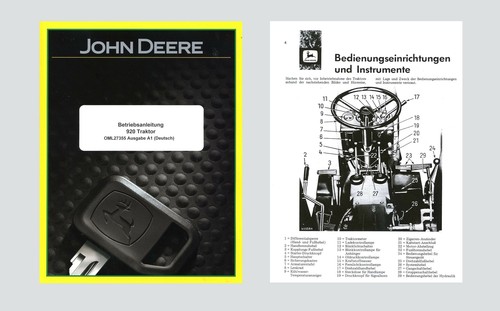 John deere traktor 920 - traktor,