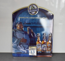 Vintage Blechschild Reklame Werbung Kulmbacher Mönchshof Bier Abreißkalender
