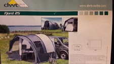 DWT Vorzelt Fjord 25; 340x240cm freistehendes Mobilzelt als Busvordach 