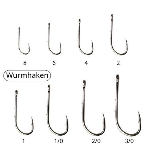 Wurmhaken 8 3 0 ohr - 25/50,