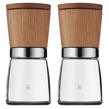 WMF Gewürzmühlen set 2 er Ceramill Nature Holz unbefüllt Mühle für Salz Pfeffer 