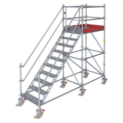 Fahrbare plattformtreppe - fahrbare,