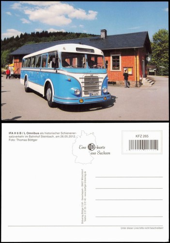 Ansichtskarte verkehr kfz bus - ansichtskarte,
