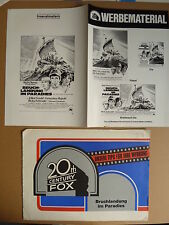 WALT DISNEY * Bruchlandung im Paradies - Werberatschlag - Campaign Book 1981