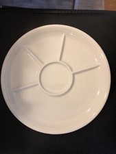 THOMAS Trend Weiß Fondueteller  Porzellan neu