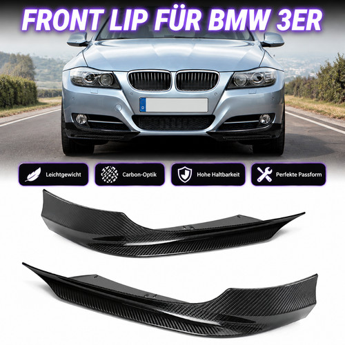 Frontspoiler ecken carbonopt - frontspoiler,