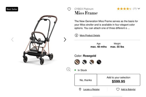 Cybex platinummios frame - platinummios,