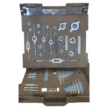 Hand- & Maschinen-Gewindeschneidwerkzeug-Sortiment 61-tlg. HSS EXACT
