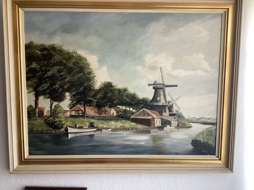 Gemälde öl greetsiel - Öl,