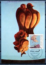Deutscher Maler und Bildhauer Max Ernst (1891-1976). Maximumkarte(2). BRD 1991