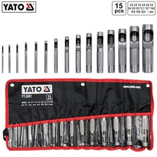 Locheisen Satz 15tlg