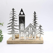 Weihnachten Aluminium Haus