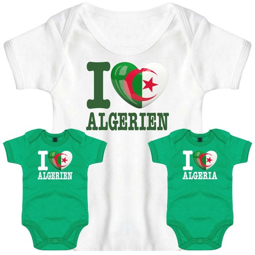Babybody love algerien trikot - love,