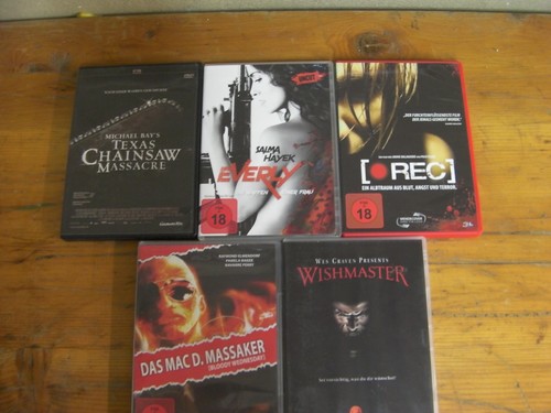 Dvd sammlung von horror - von, 5
