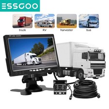 Rear View Camera Rear View System with Monitor + 7-Inch Color Monitor 4Pin 10M