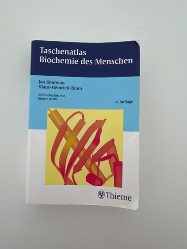 Taschenatlas biochemie des - taschenatlas,