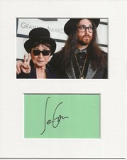 Sean Lennon signed original