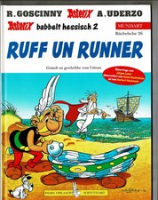 Asterix Mundart 26: Ruff un runner (Ehapa 1999) Hardcover Album 48 S Hessisch