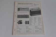 SABA Service Manual für SABA Transeuropa de Luxe Automatic  O r i g i n a l